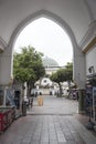 Archway in market building Mandraki port Rhodes